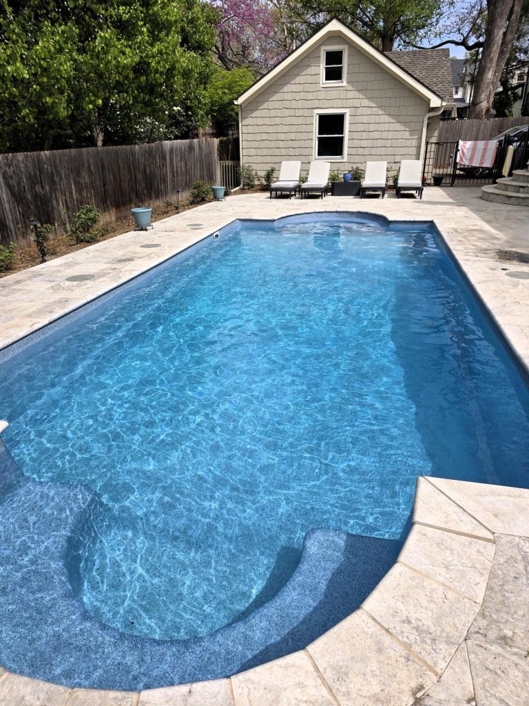 Roman fiberglass swimming pool - Pools By York